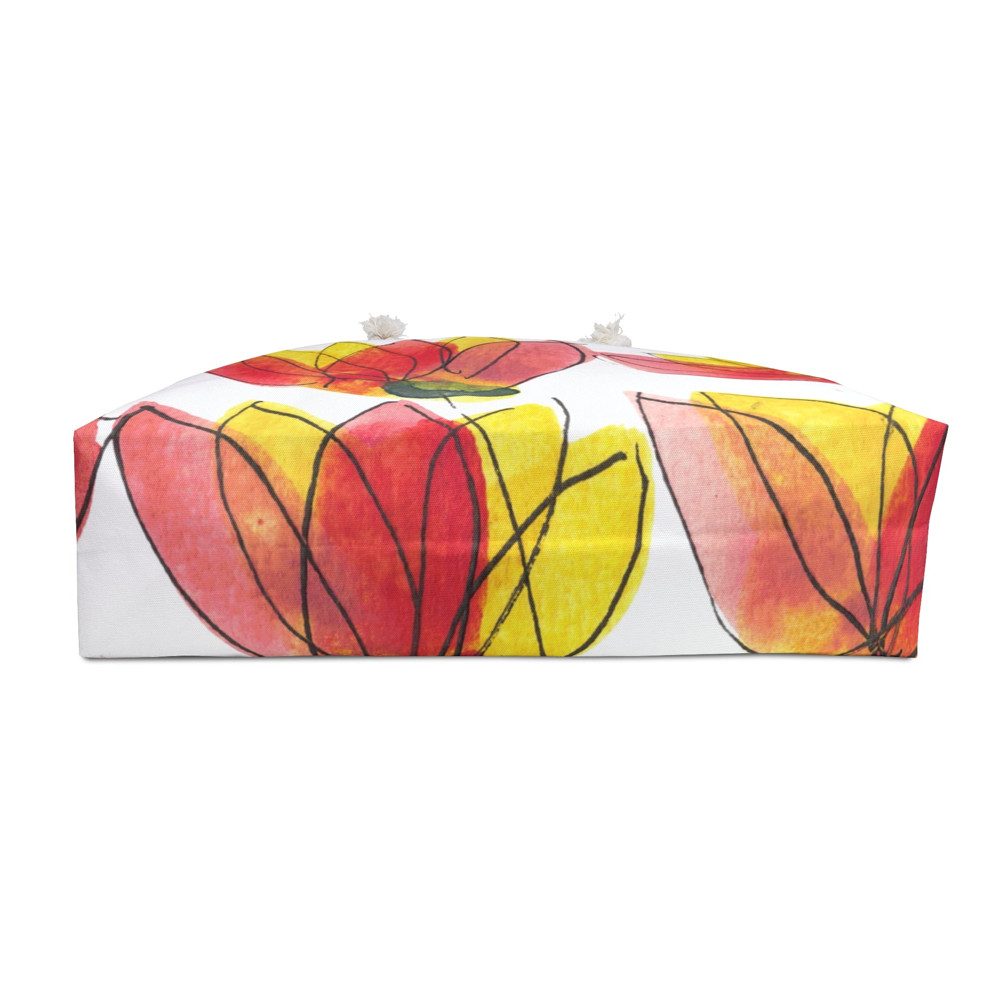 Artist Link Fire Flowers Weekender Bag