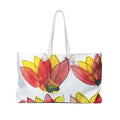 Artist Link Fire Flowers Weekender Bag